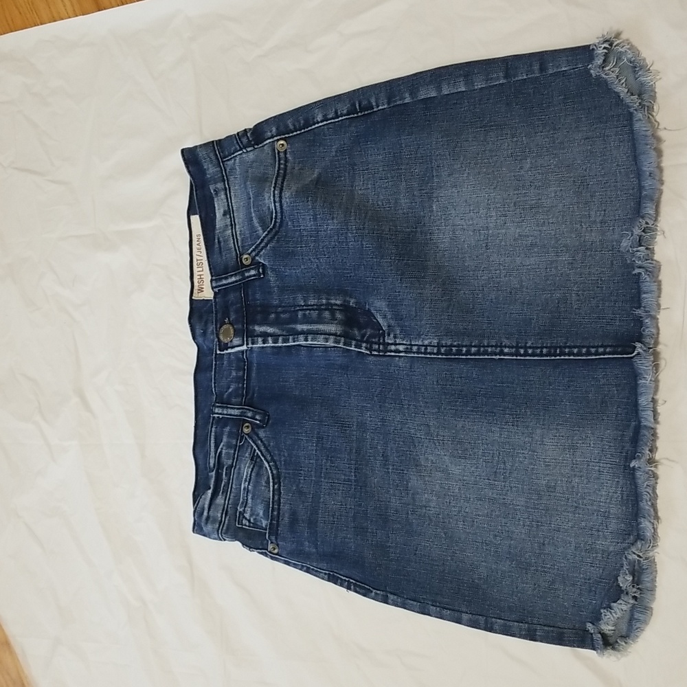 Wish list denim skirt ladies small